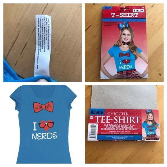 Geek Chic Girls Nerd Costume - Picture 11 of 15